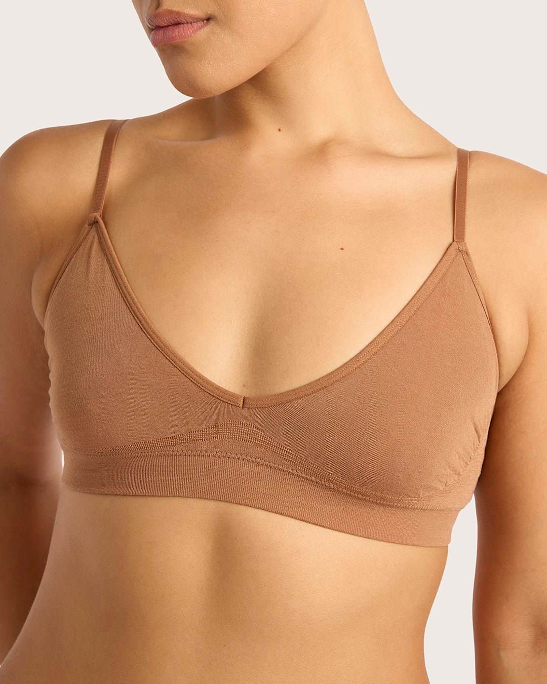 LYOLYTE Triangle Bralette - Maple