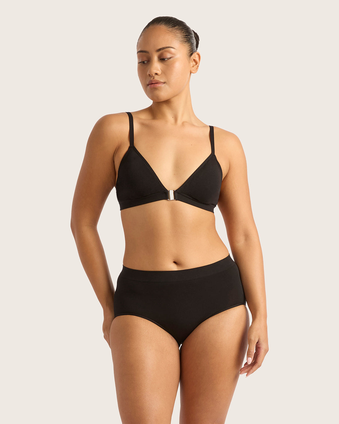 LYOLYTE Full Low Leg Briefs - Black