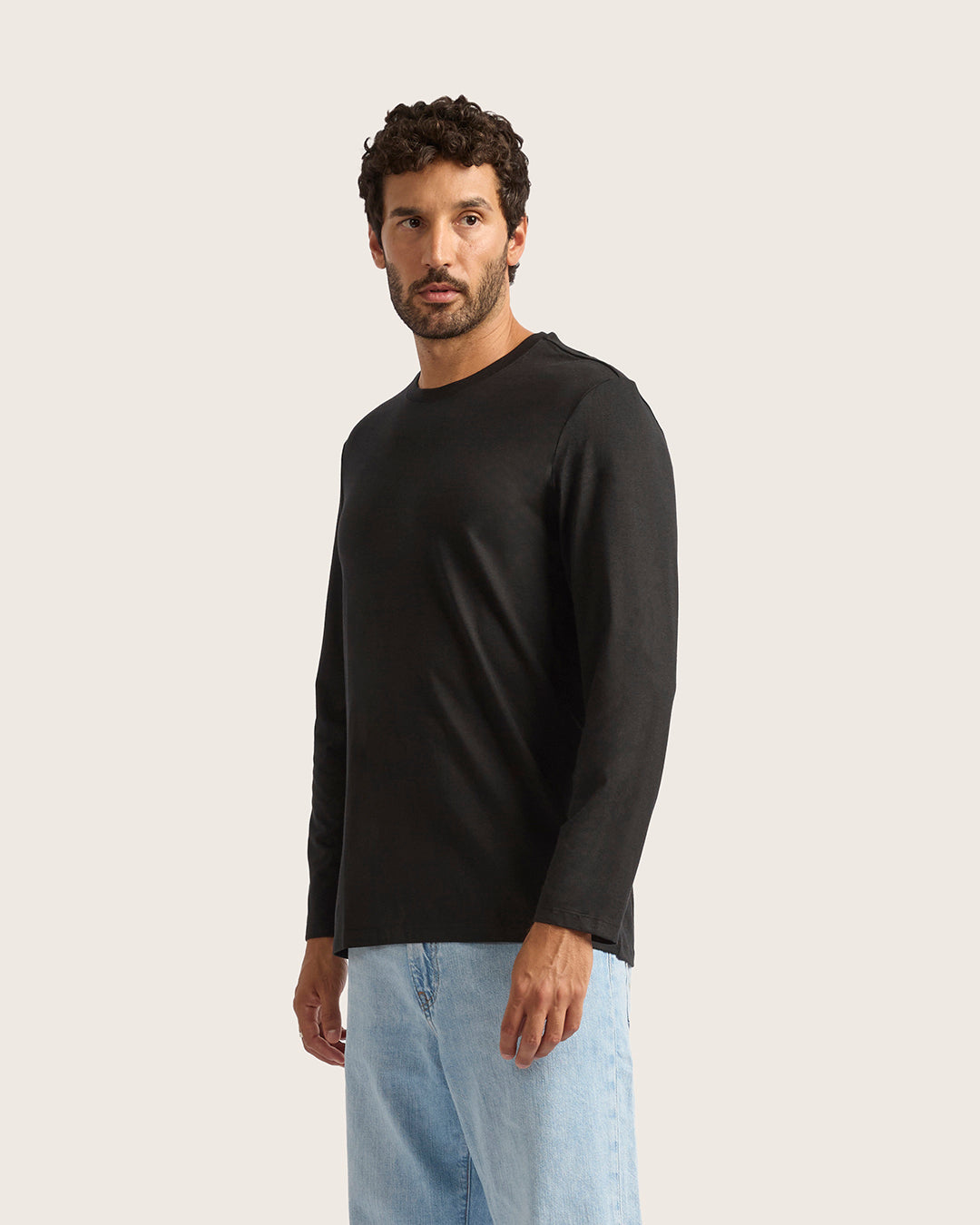 Men's Classic Long Sleeve T-Shirt - Black