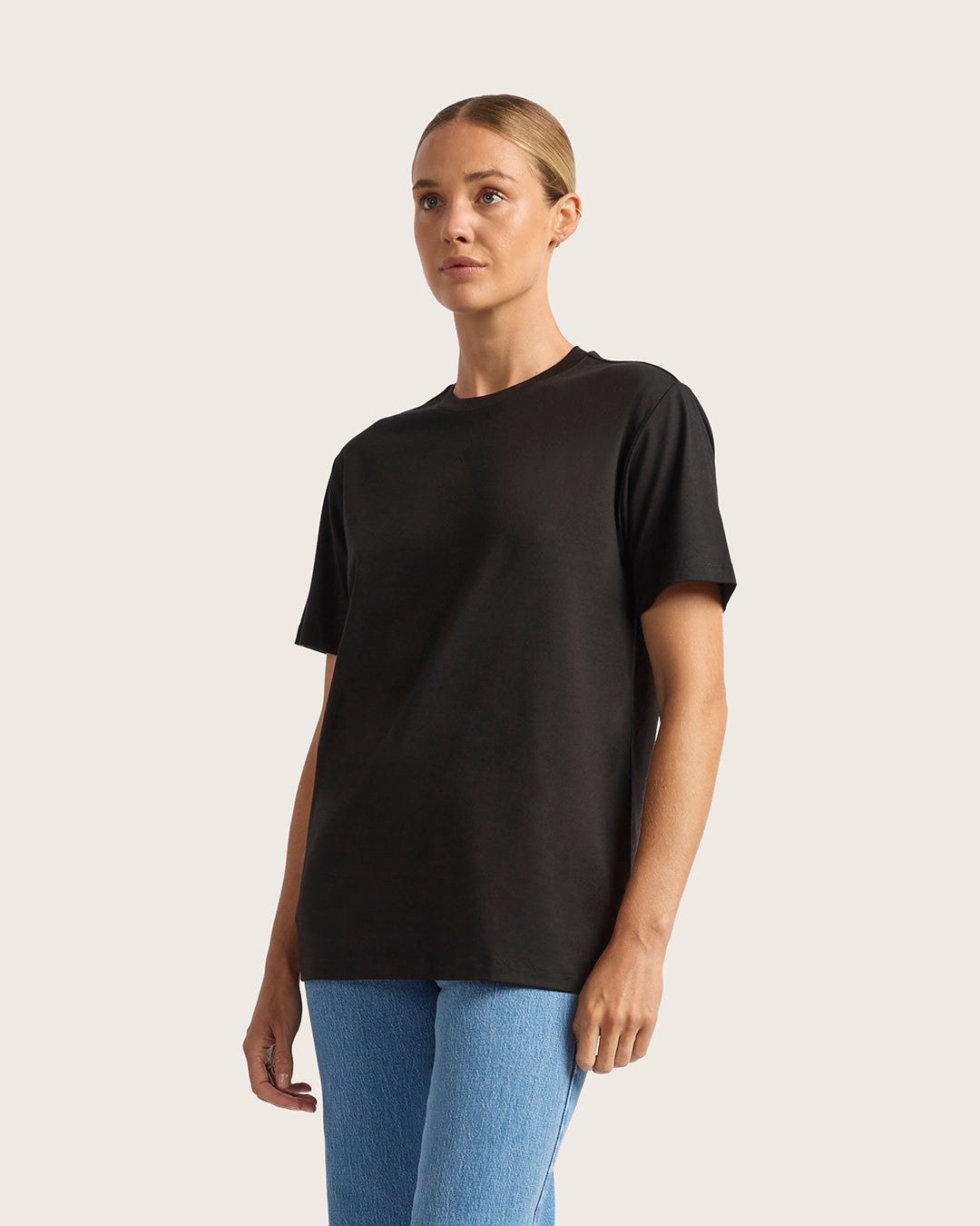 Women's Classic Crew Neck T-Shirt - Black
