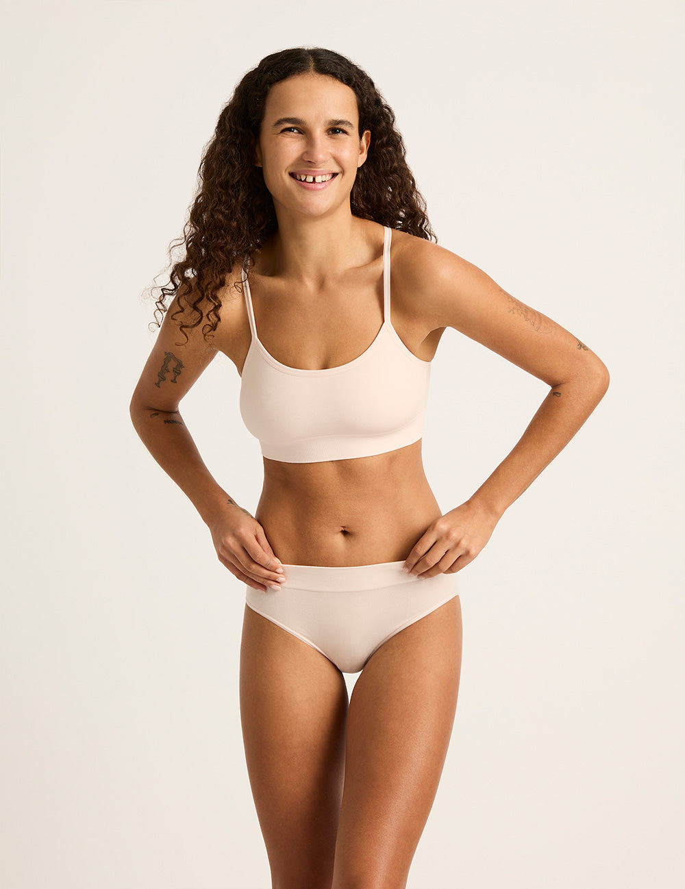 LYOLYTE Mid-Rise Briefs - Powder Pink