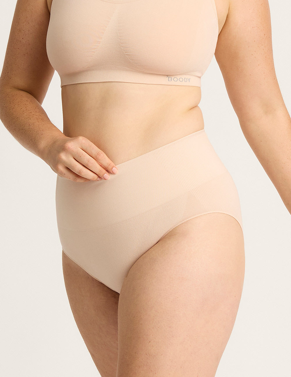 Shaper High Cut Full Briefs - Shell