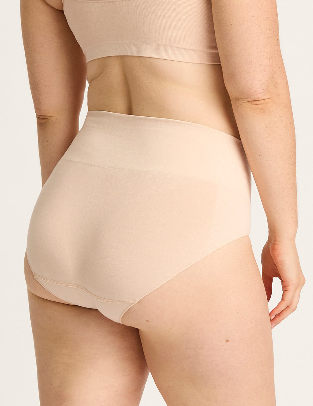 Shaper High Cut Full Briefs - Shell