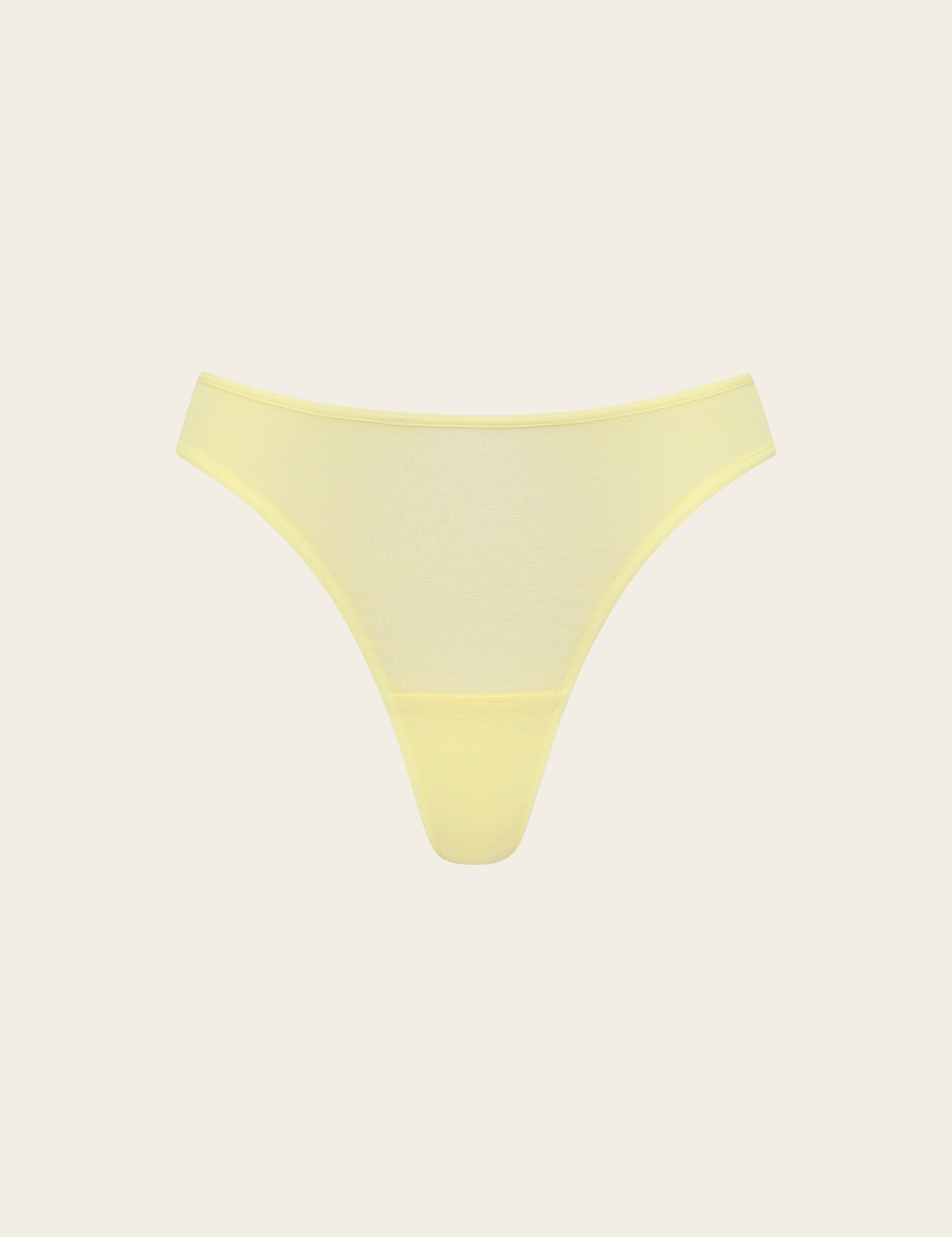 FreeMesh G-String - Lemon