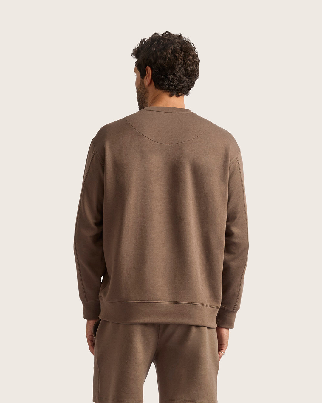 Men's Crew Neck Sweater - Oyster