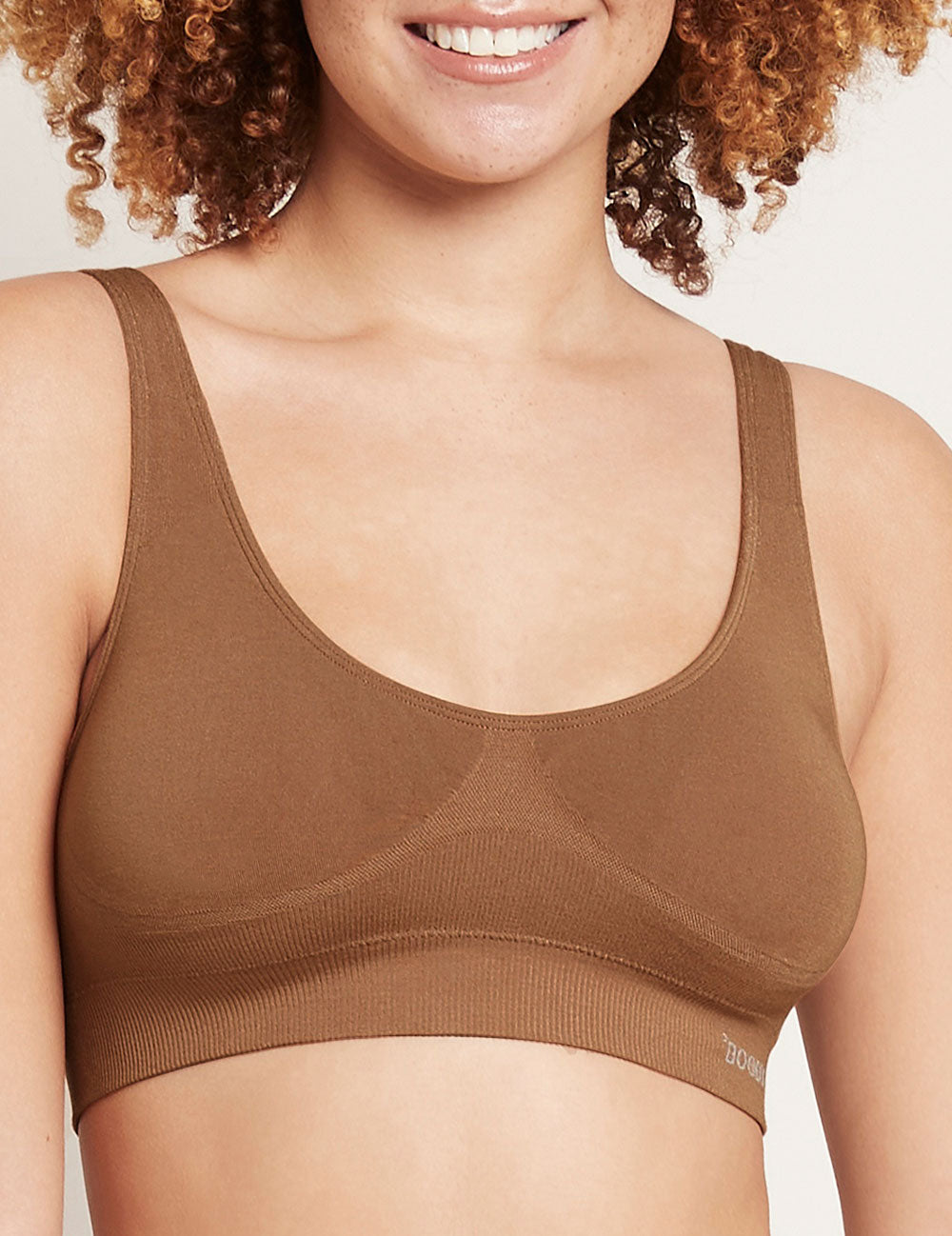 Seamfree Padded Crop Bra - Maple