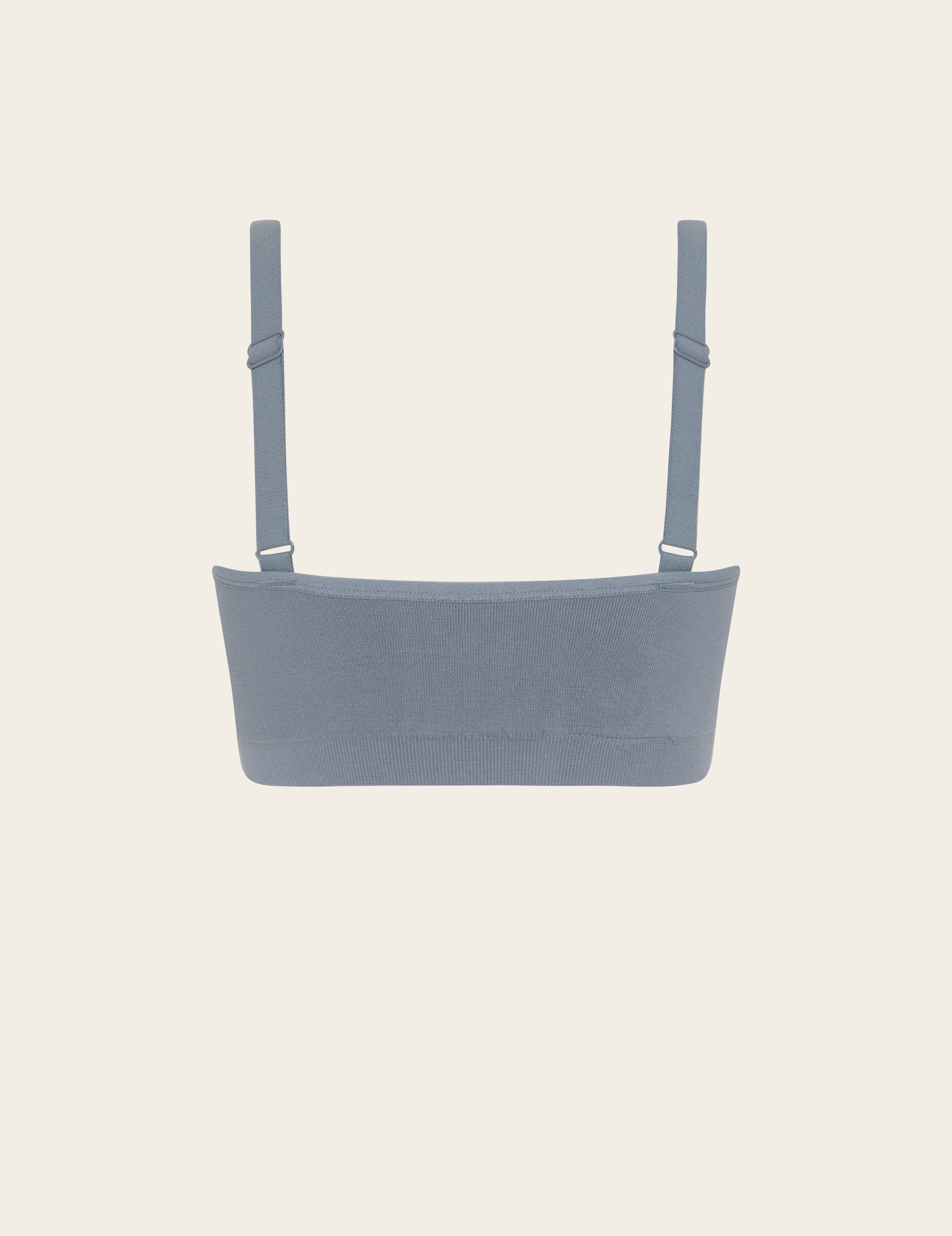 Full Bust Wireless Bra - Dusty Blue