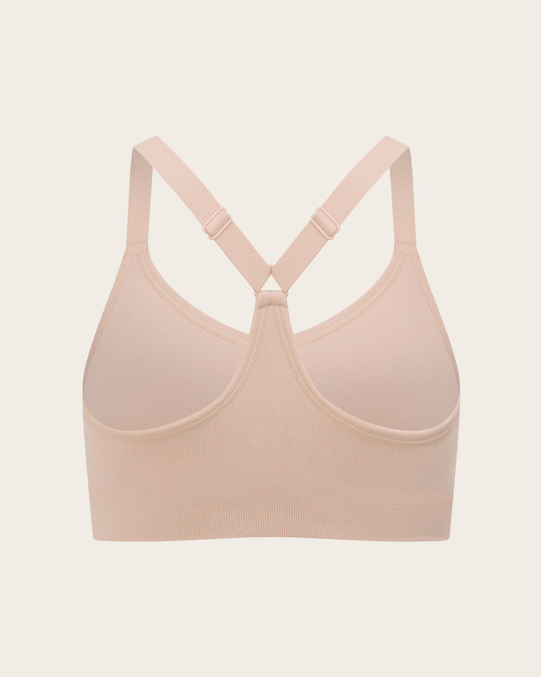 Full Bust Wireless Racerback Bra - Shell