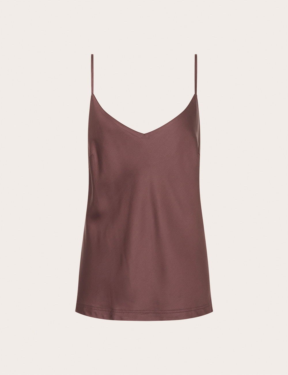 Vegan Silk Cami - Garnet