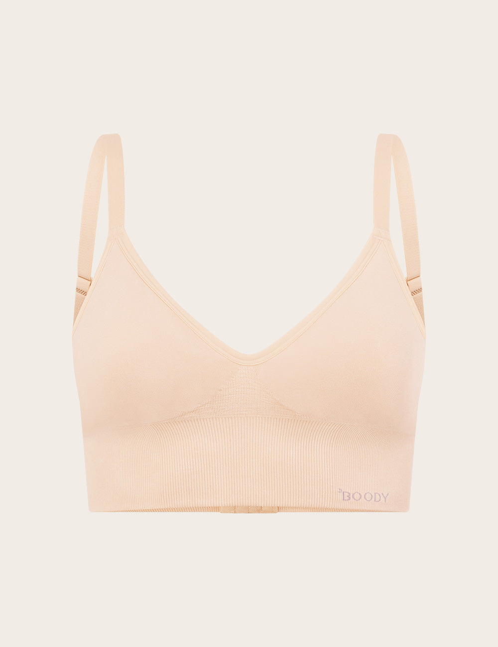 Wireless Low Back Bra - Shell