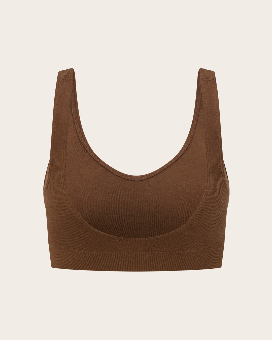 Seamfree Padded Crop Bra - Clove