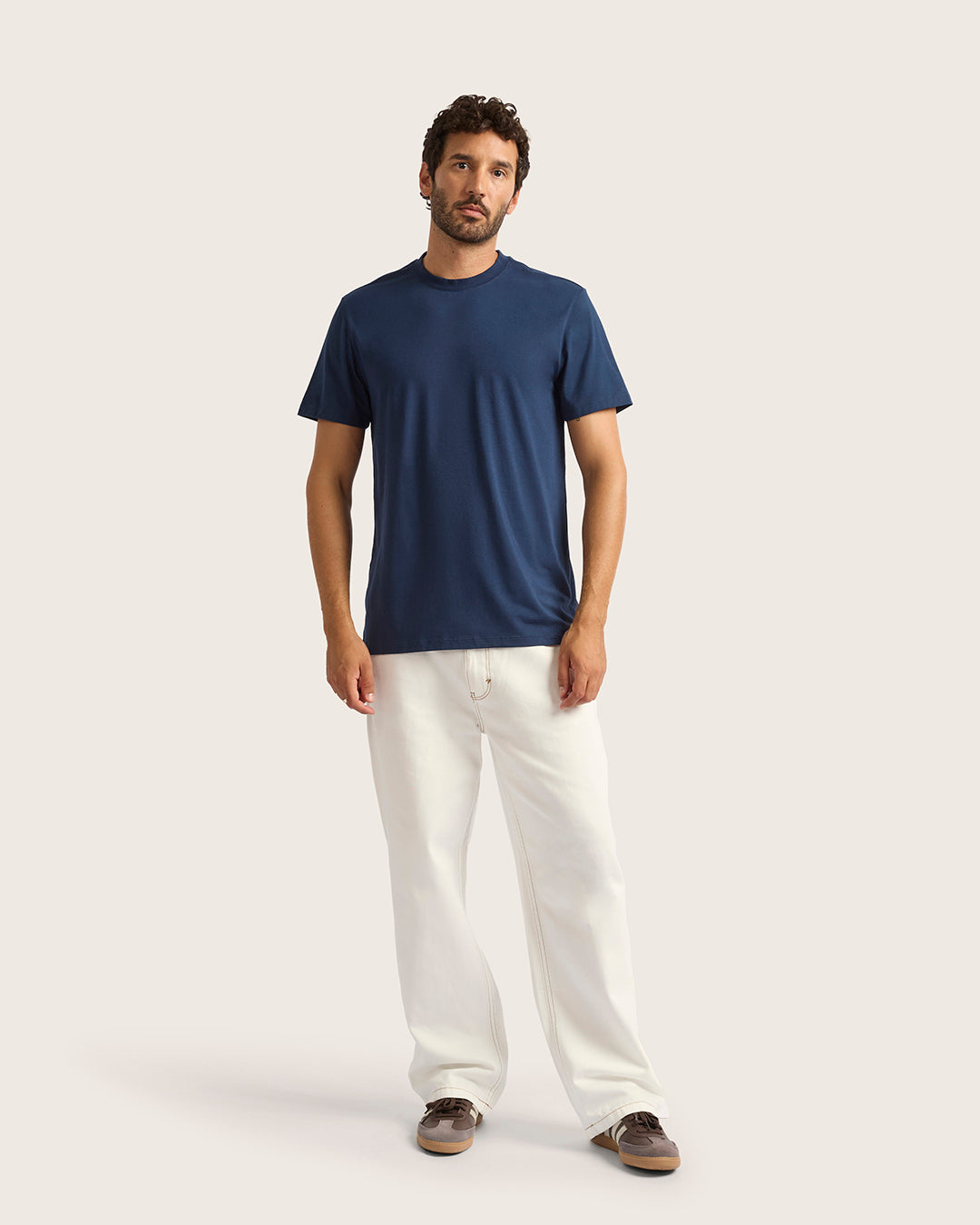 Men's Classic Crew Neck T-Shirt - Navy