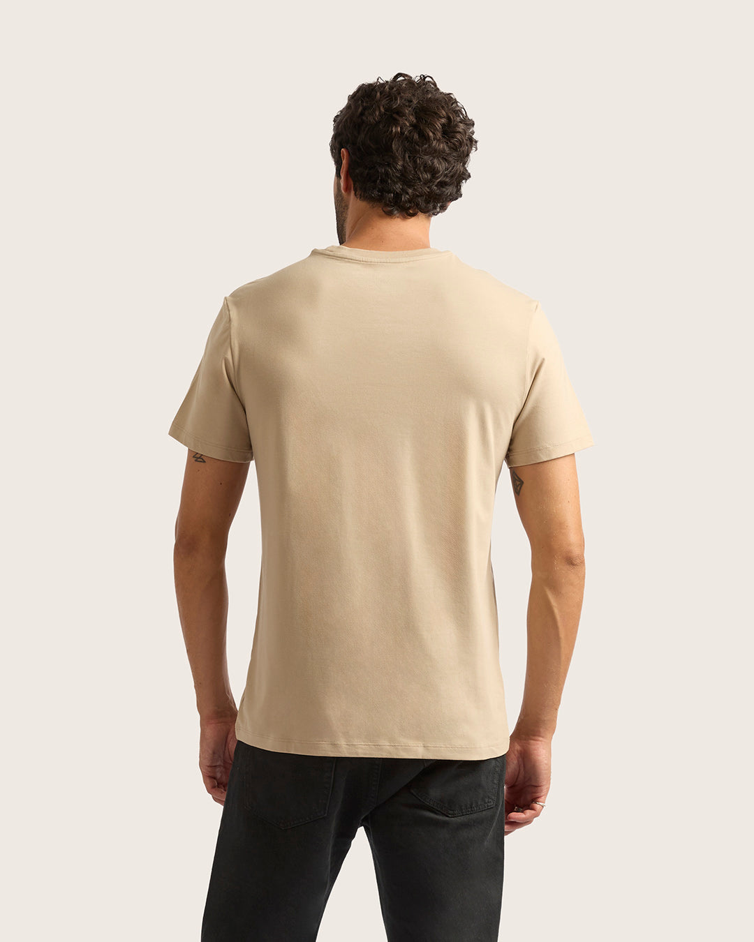 Men's Classic Crew Neck T-Shirt - Stone