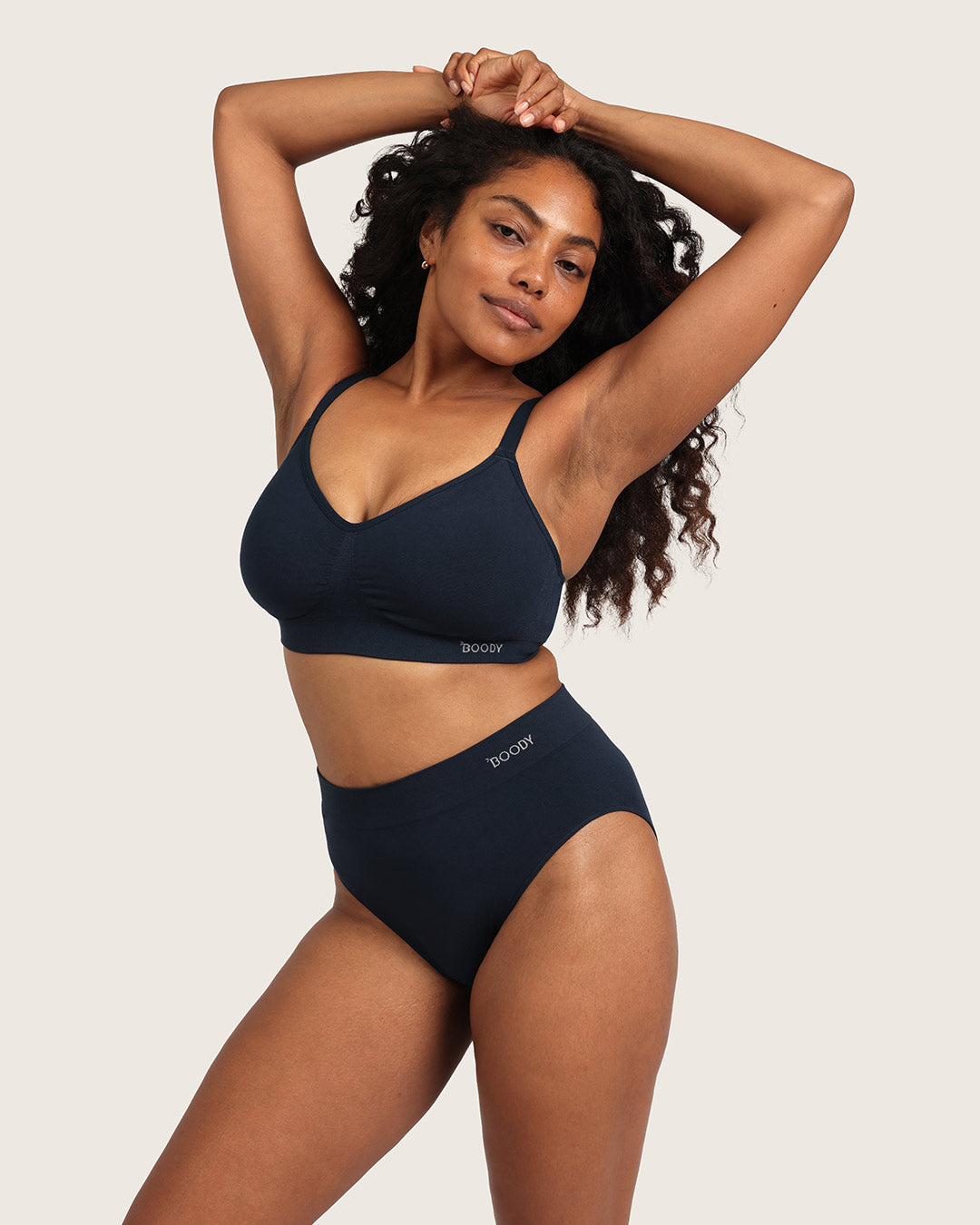 Wireless Full Bust T-Shirt Bra - Midnight