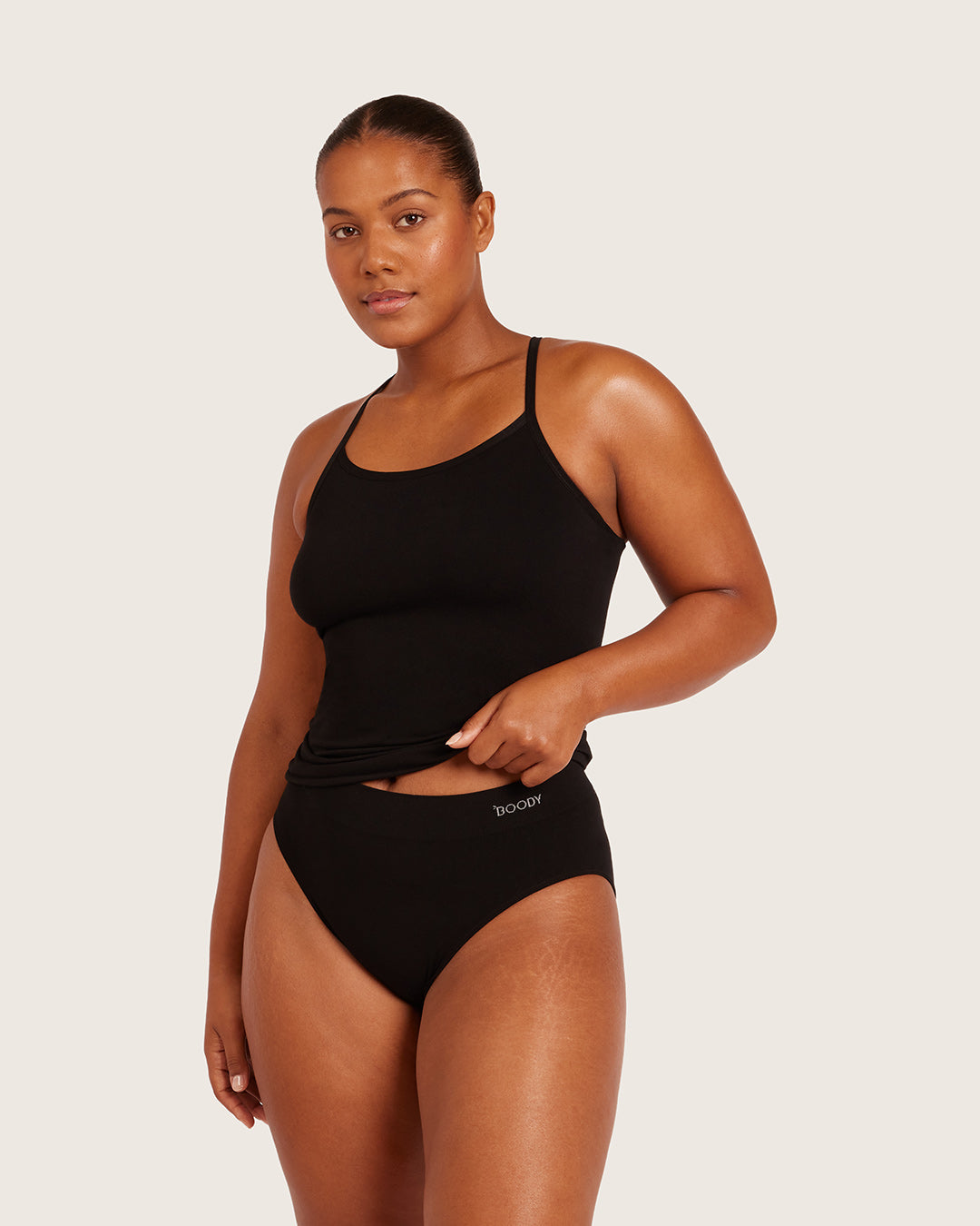 Base Layer Racerback Cami Top - Black