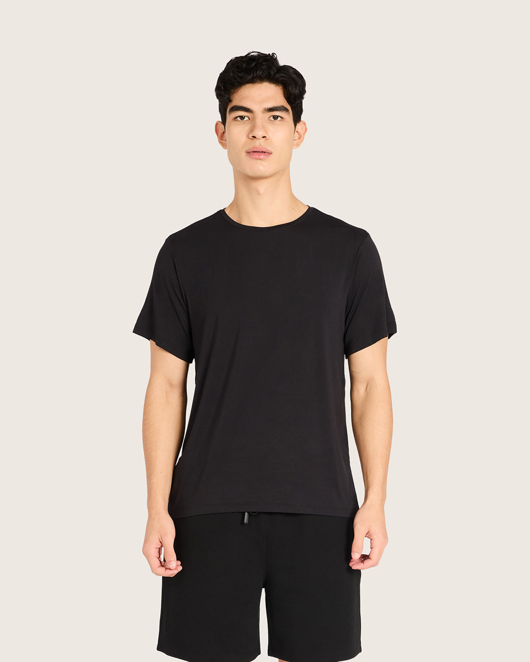 Men's Bamboo Base Layer Crew Neck T-Shirt in Black – Boody US