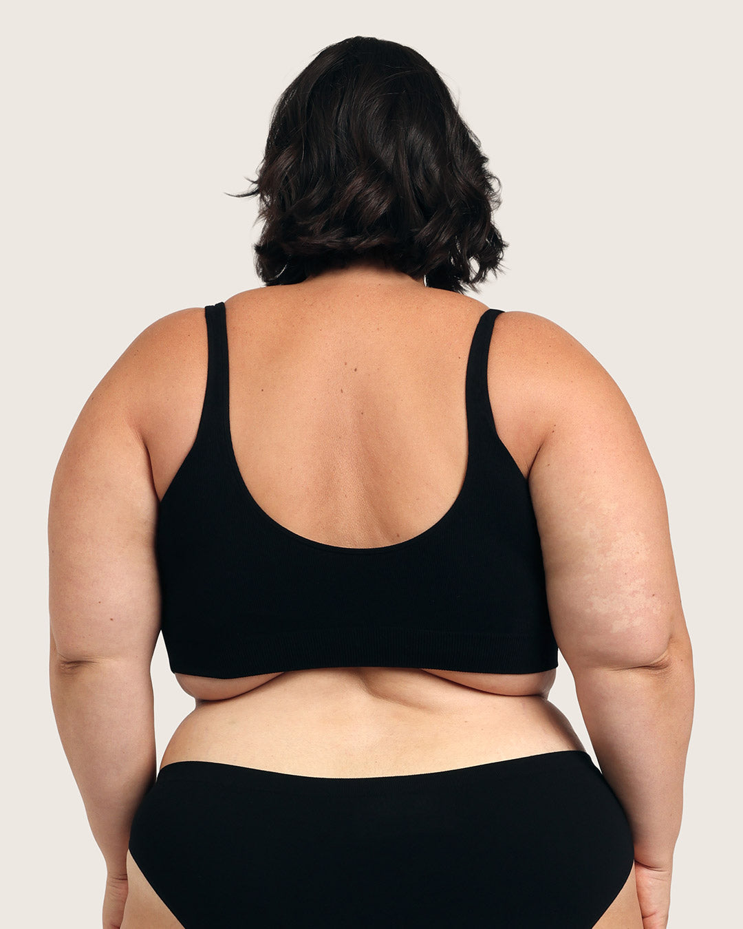 Seamfree Crop Bra - Black