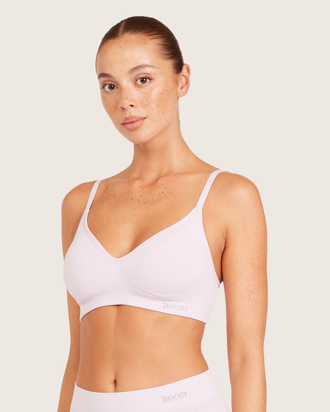 Wireless T-Shirt Bra - Orchid
