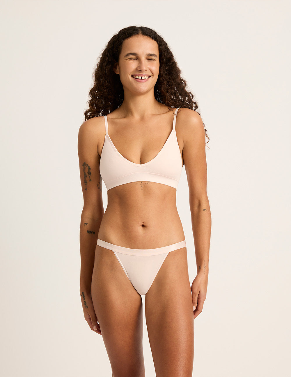 LYOLYTE Hi-Cut Bikini - Powder Pink