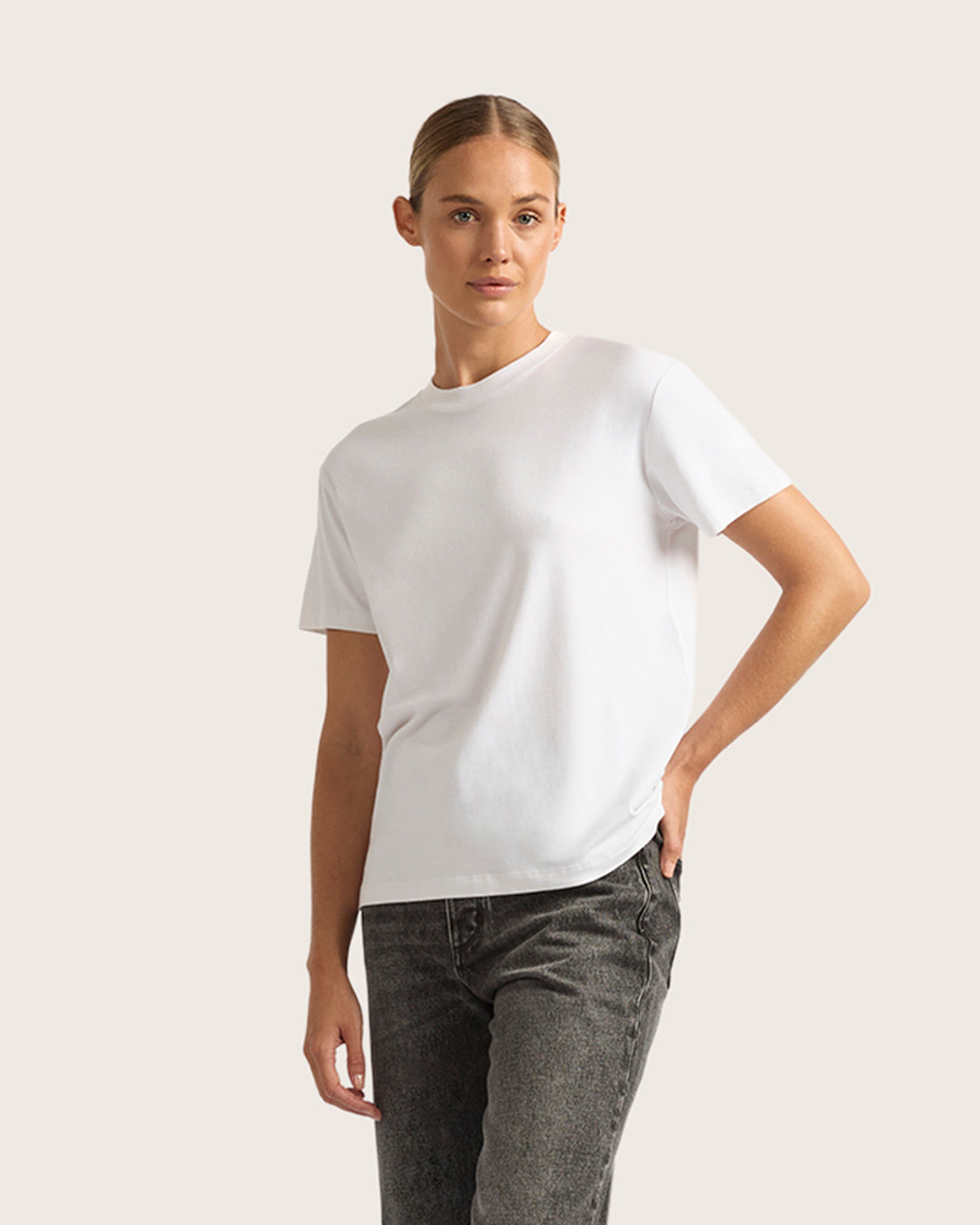 Women's Classic Crew Neck T-Shirt - White