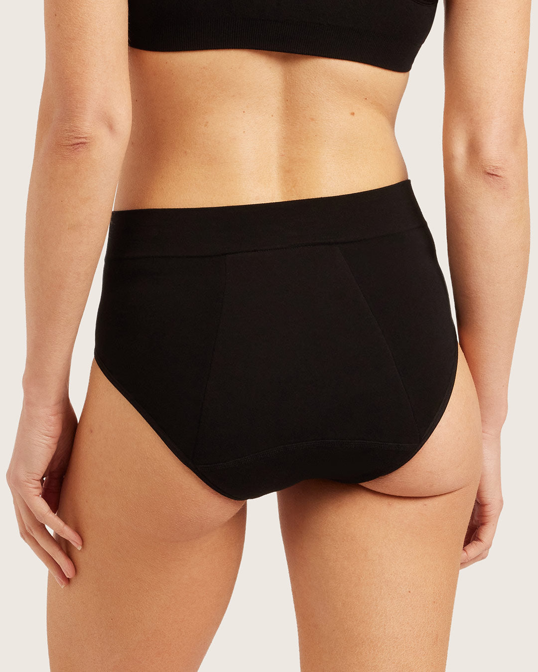 Period & Leak Proof - Full Briefs - Overnight - Black