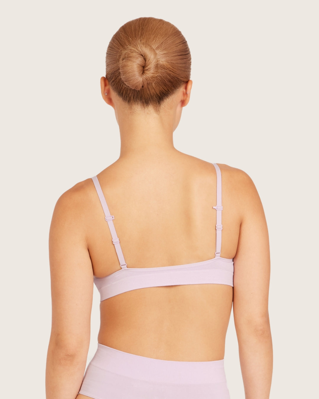 Wireless T-Shirt Bralette - Shell
