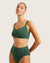 Full Bust Wireless Bra - Emerald Green