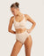 Full Bust Wireless Racerback Bra - Shell