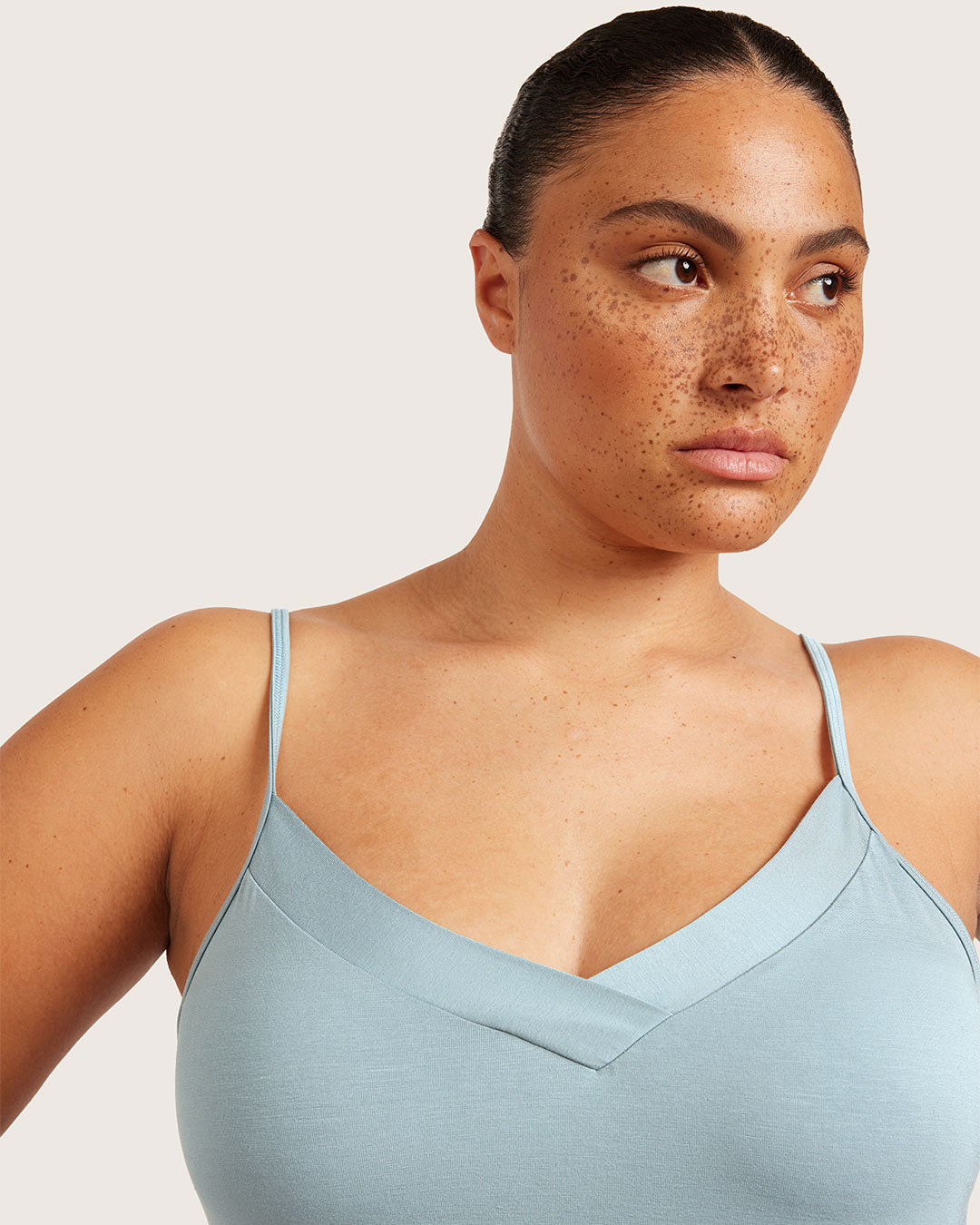 Bamboo Women's Sleep Cami in Mineral Blue | Boody US – Boody US