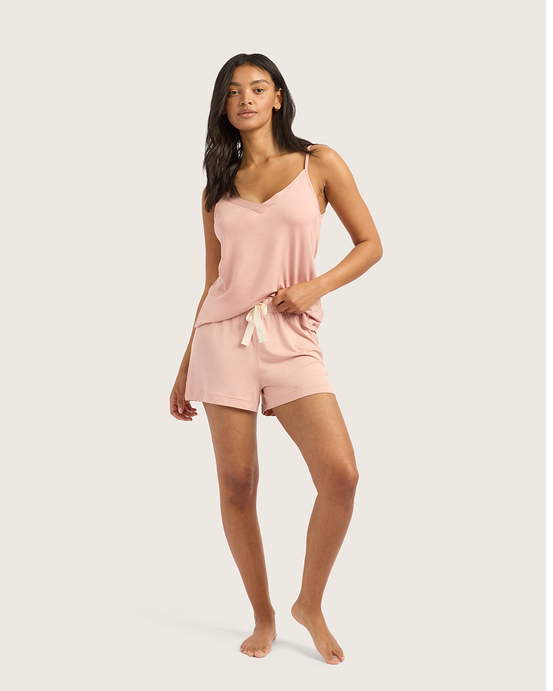 Women's Goodnight Sleep Shorts | Dusty Pink | Bamboo