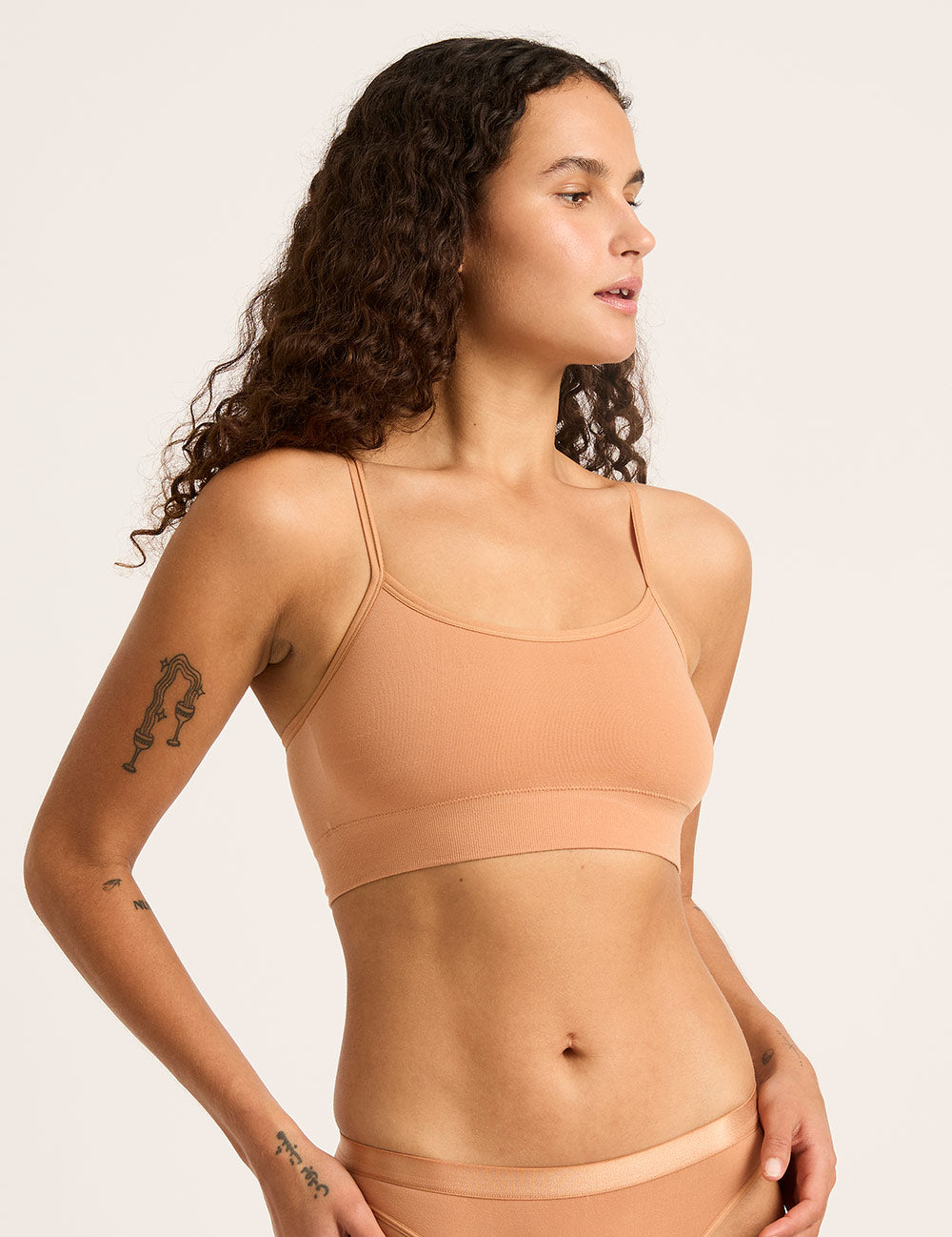 LYOLYTE Racerback Bralette - Dune