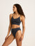 LYOLYTE Ribbed Low Back Bralette - Storm