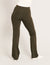 High Waist Flare Pants - Dark Olive