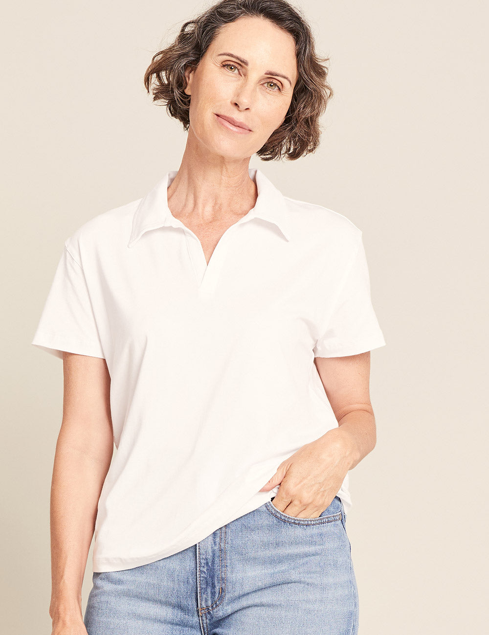 Women's Classic Polo Shirt - White