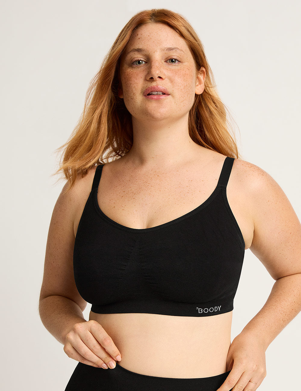 Full Bust Wireless Bra Black