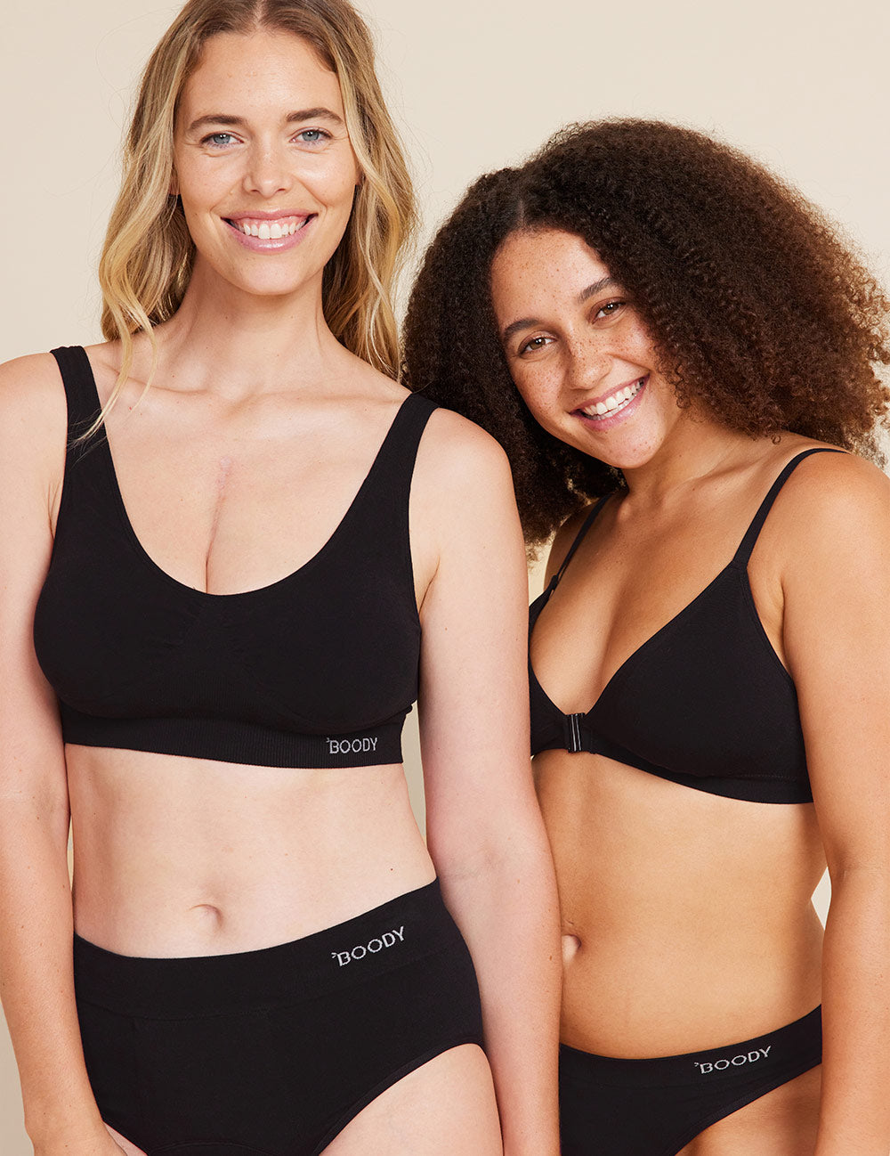 Period & Leak Proof - Hipster Bikini - Light - Black