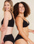 Period & Leak Proof - Hipster Bikini - Light - Black