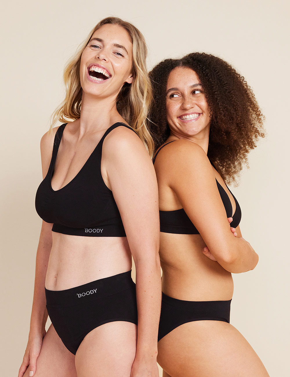 Period & Leak Proof - Hipster Bikini - Light - Black