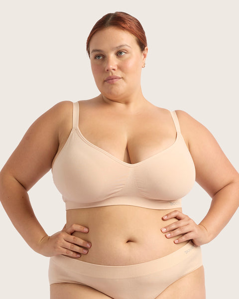 Wireless Full Bust T-Shirt Bra | Shell | Bamboo Bras | Boody