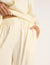 Vegan Silk Wide Leg Pant - Pearl