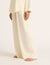 Vegan Silk Wide Leg Pant - Pearl