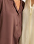 Vegan Silk Short Sleeve Shirt - Garnet