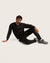 Men's Cuffed Sweat Pants - Black