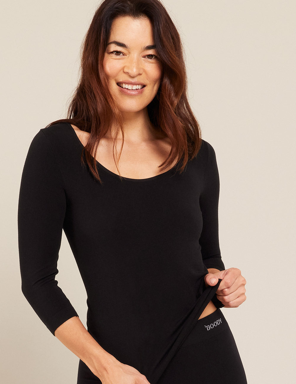 B14000_BLACK_34 Sleeve Top_1.jpg