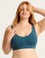 Seamfree Padded Crop Bra - Teal