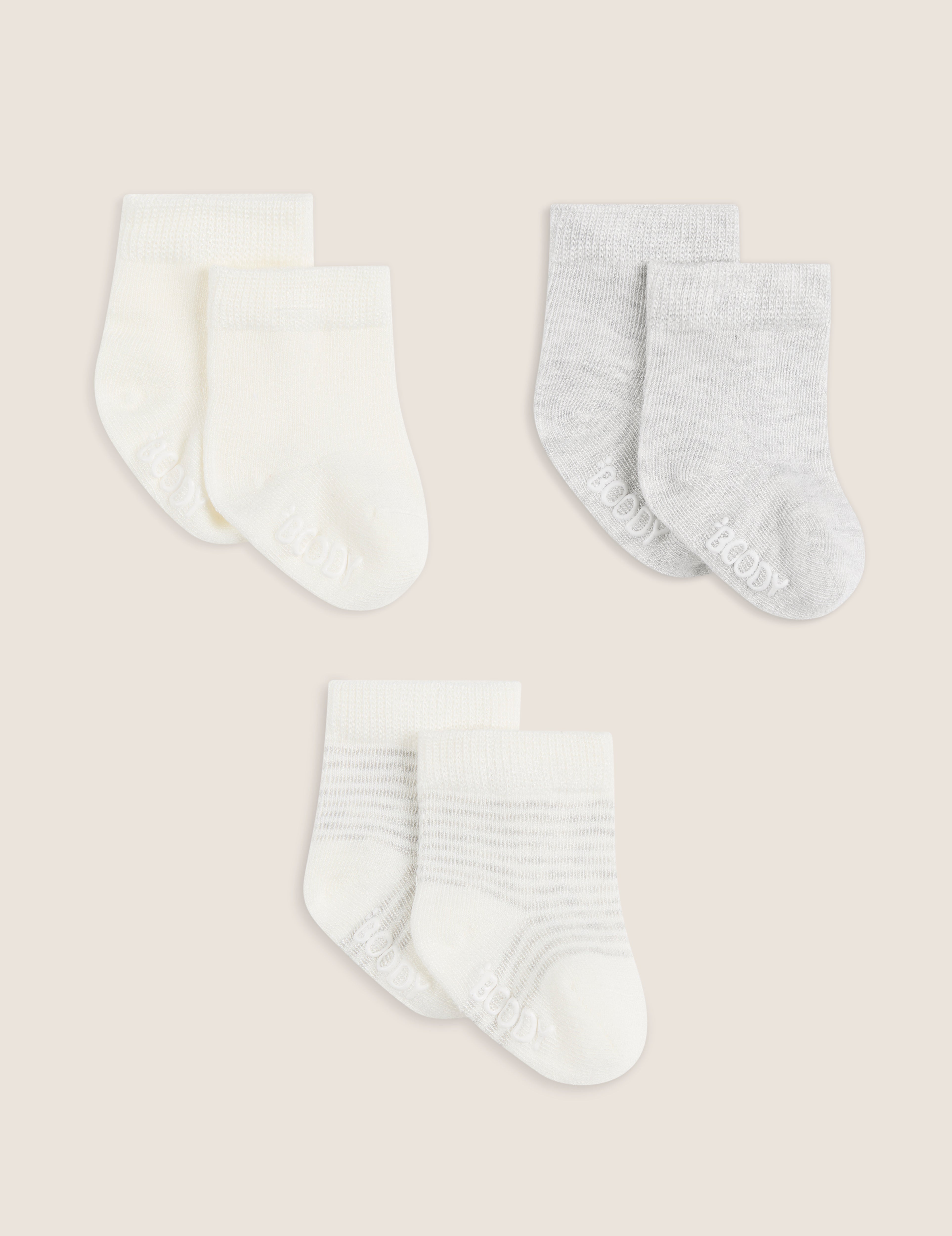 BS045_HEATHER GREYNATURAL WHITE_Baby Socks - 3 Pack 2.0_1.jpg