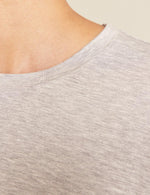 Boody Women's Boyfriend T-Shirt in Light Grey Detail
