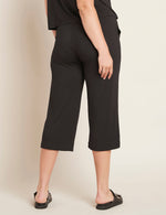 Boody Women's Downtime Crop Pant in Storm Black Back
