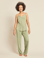 Boody Women's Goodnight Sleep Cami in Sage Green Front 2