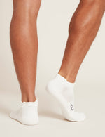 Boody Men's Active Sports Sock in White Back